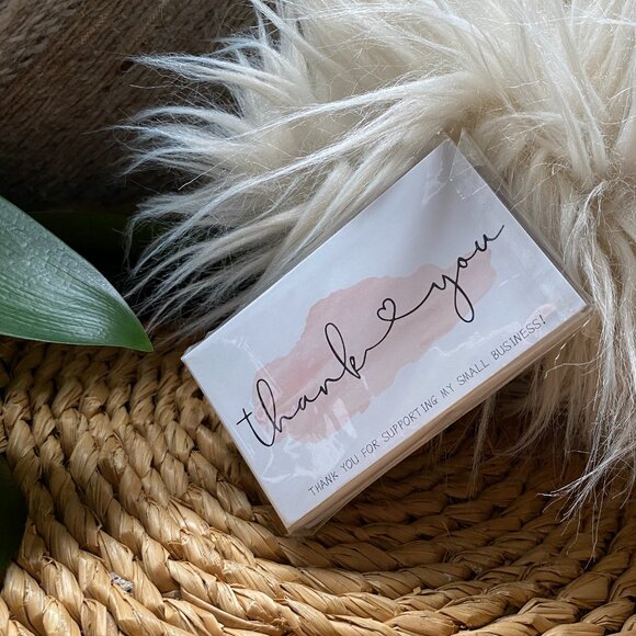 50 - Thank You Card For Small Business - Picture 1 of 3